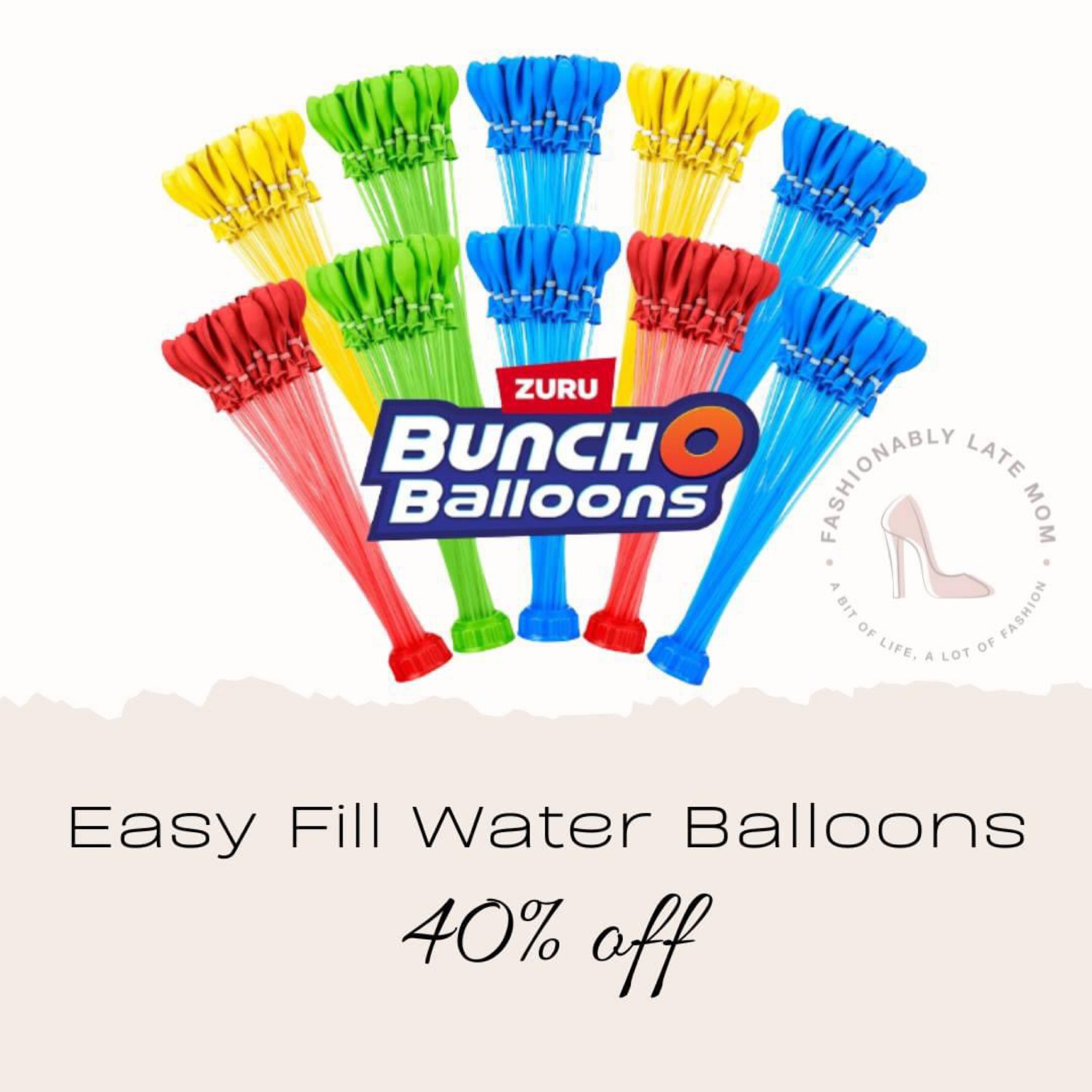 Water balloons 
Fashionablylatemom 
Fashionably late mom 
Amazon find 