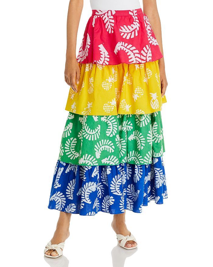 Rainbow Leaf Print Maxi Skirt - 100% Exclusive | Bloomingdale's (US)