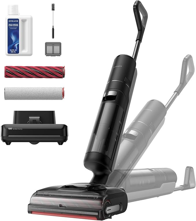 DREAME H15 Pro CarpetFlex Cordless Vacuum Mop, Wet Dry Vacuum Cleaner with Dual Brushes for Hard ... | Amazon (US)
