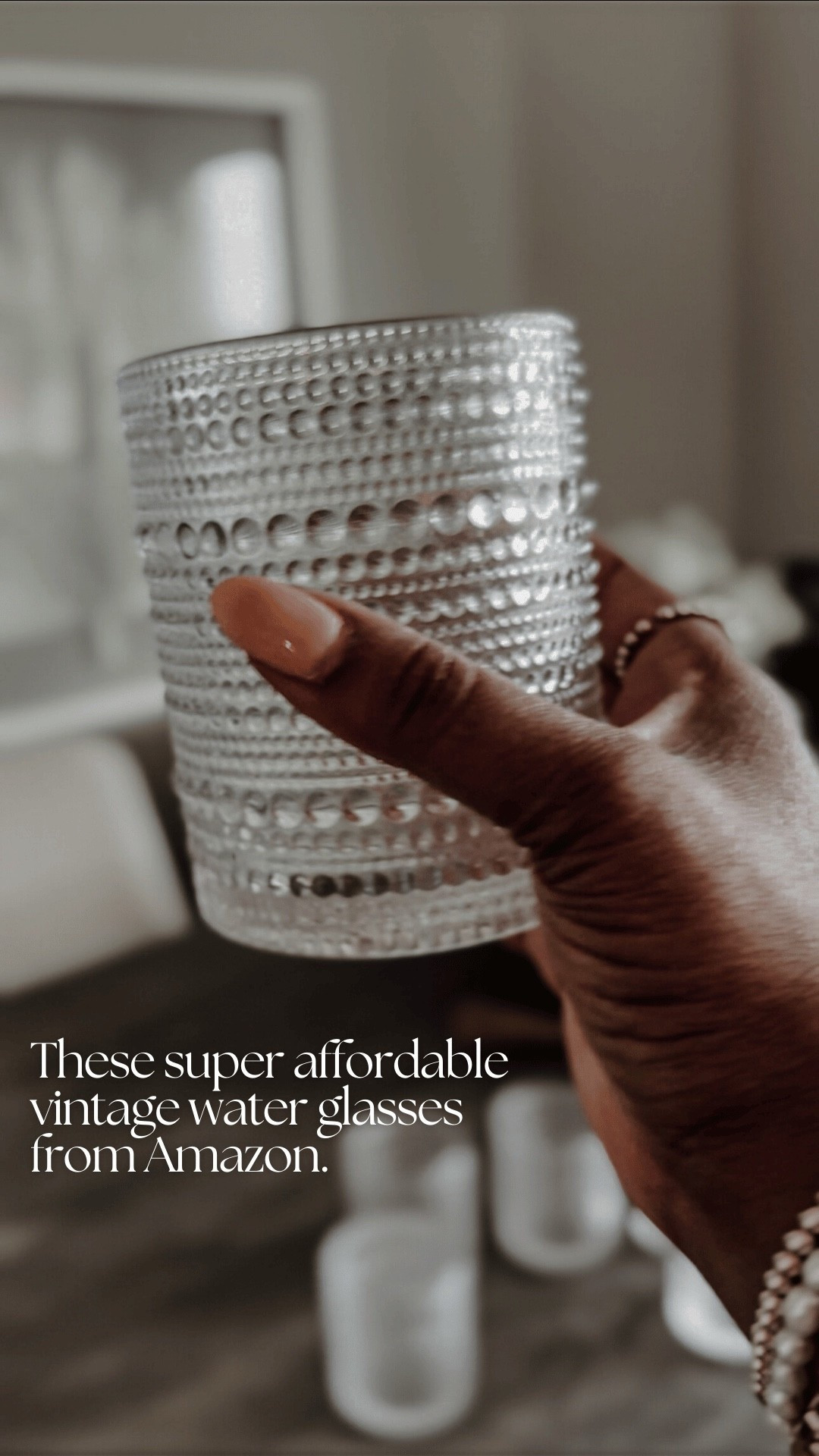 Vintage Water Glasses 

Scroll to shop. 

#LTKUnder50

#LTKHome #LTKBeauty