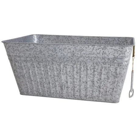 Better Homes & Gardens Rectangular Galvanized Steel Tub | Walmart (US)