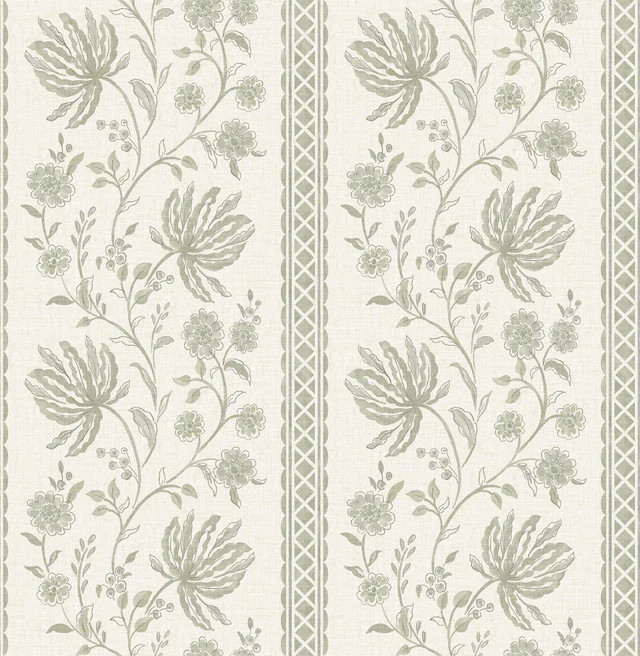 A-Street Prints Erin Gates Edgemoor Sage Wallpaper | DecoratorsBest