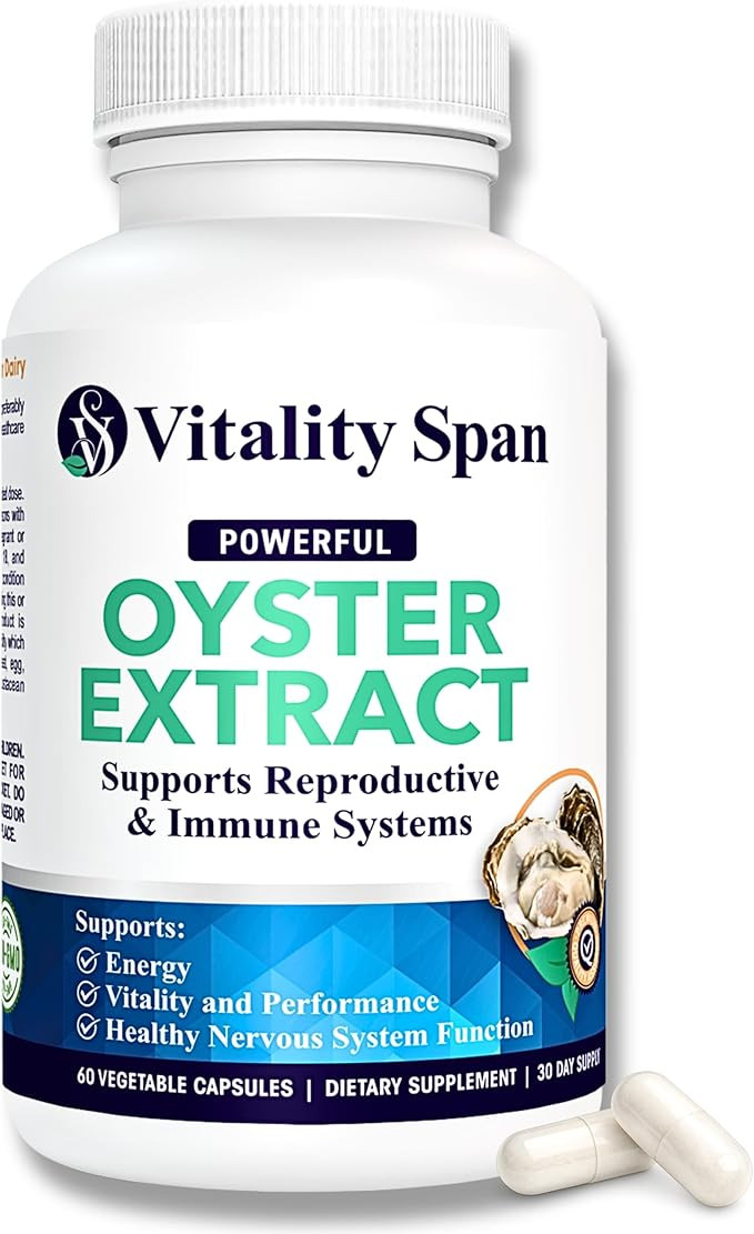 Oyster Extract - Pure, Highly Concentrated Supplement for Men & Women – Supports Energy & Immun... | Amazon (US)