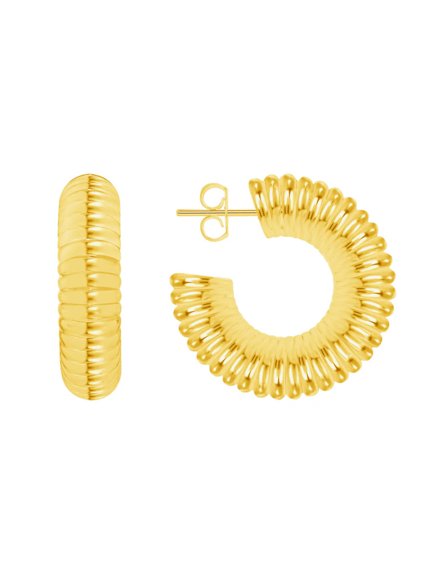 Coil Hoop Earrings | leMel