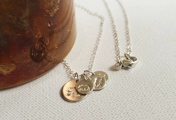 Mama Bear Necklace - Mom Necklace - Mother Bear Necklace - Mothers Necklace - Mom and Baby Cub Ne... | Etsy (US)