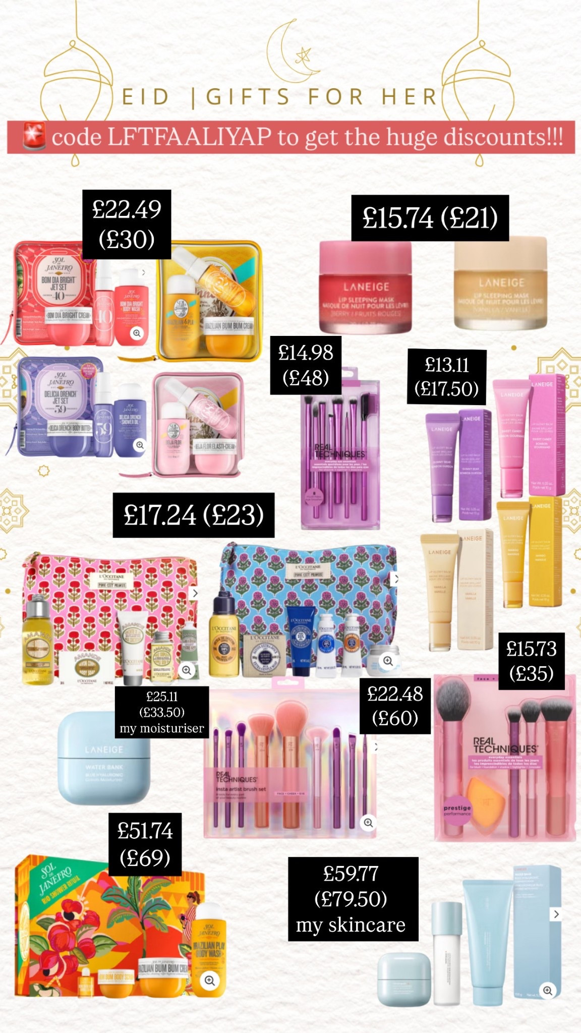code LFTFTAALIYAP to get the huge discount on these eid gifts for her! 
perfect for teenagers as well. 

#LTKgiftguide #LTKbeauty