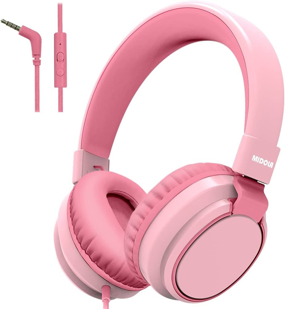 MIDOLA Kids Headphones Wired Volume Limited 85/110dB Over Ear Foldable with Shareport Headset Inl... | Amazon (US)