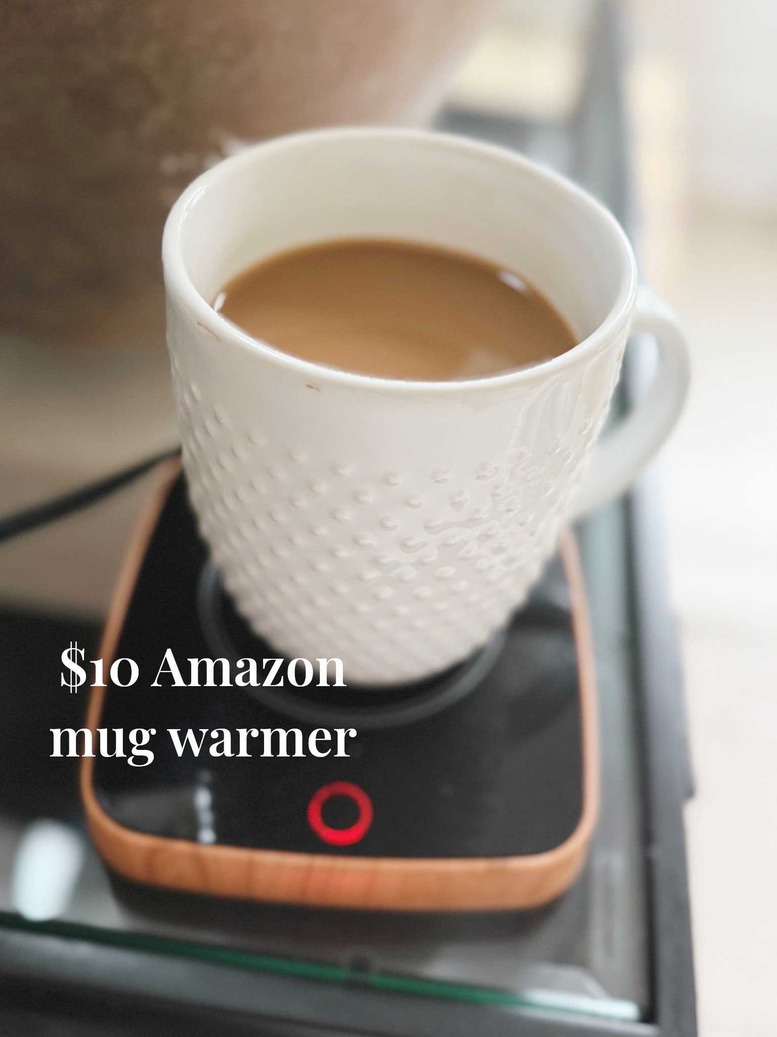 $10 affordable Amazon coffee mug warmer- it’s so nice waking up to have hot coffee beside me ☕️ #coffee #mugwarmer #fathersdaygift

#LTKSaleAlert #LTKHome #LTKGiftGuide