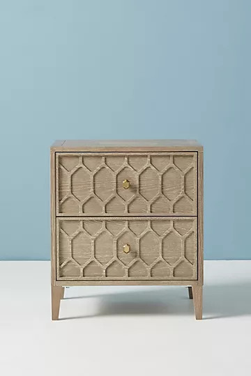 Textured Trellis Nightstand | Anthropologie (US)