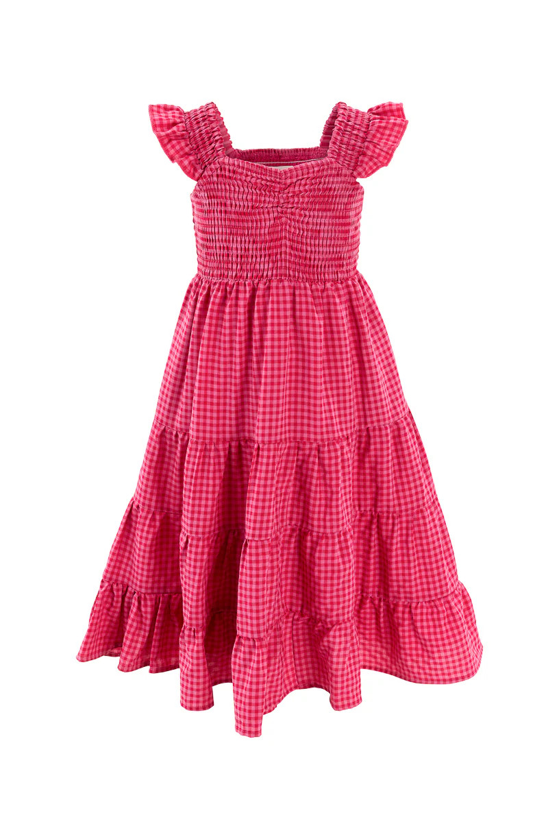 Mini Hailey Dress in Pink Gingham | Ivy City Co