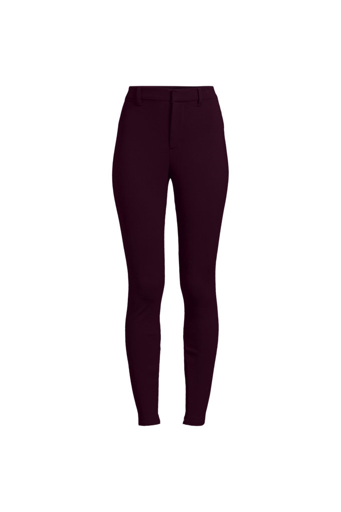 Women's Petite High Rise Ponte Polished Leggings - Lands' End - Purple - 10 | Lands' End (US)