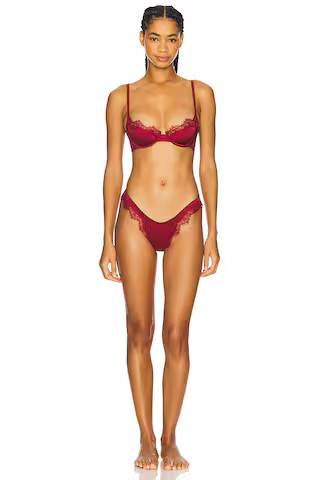 x REVOLVE Sorrento Underwire Bra in Rhubarb | Revolve Clothing (Global)