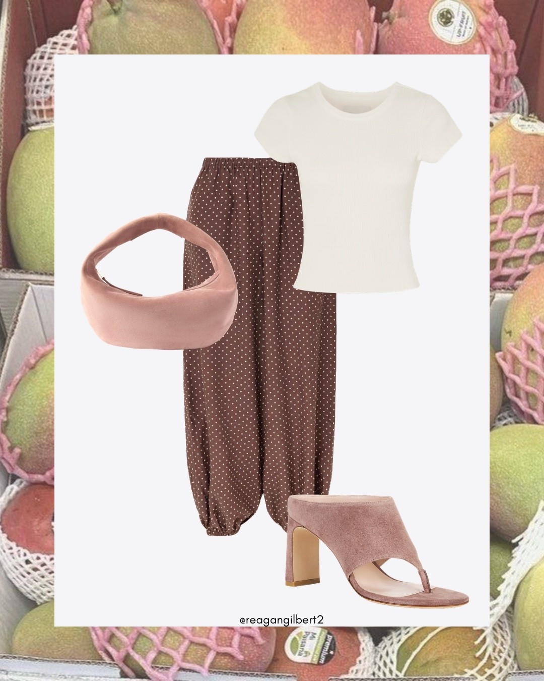 Polka dots + chocolate brown = instant outfit win 🤎✨ These Posse satin pants are the perfect statement piece, styled with a classic white Citizens of Humanity tee for that effortless everyday balance.

Finished with a pop of pink via a suede bag and matching shoes for a fun, unexpected twist that pulls the whole look together.

Perfect for summer dinners, vacation outfits, brunch, shopping days, travel looks, or an elevated everyday outfit. Chic, playful, and so easy to wear on repeat.

#LTKStyle #LTKSummer #SummerOutfit #PolkaDotStyle #ChocolateBrownOutfit #VacationOutfit #EffortlessStyle #ChicStyle #EverydayStyle #CapsuleWardrobe #NeutralStyle #DinnerOutfit #BrunchOutfit #OutfitInspiration #SummerFashion #WearOnRepeat

#LTKootd #LTKgrwm #LTKWorkwear