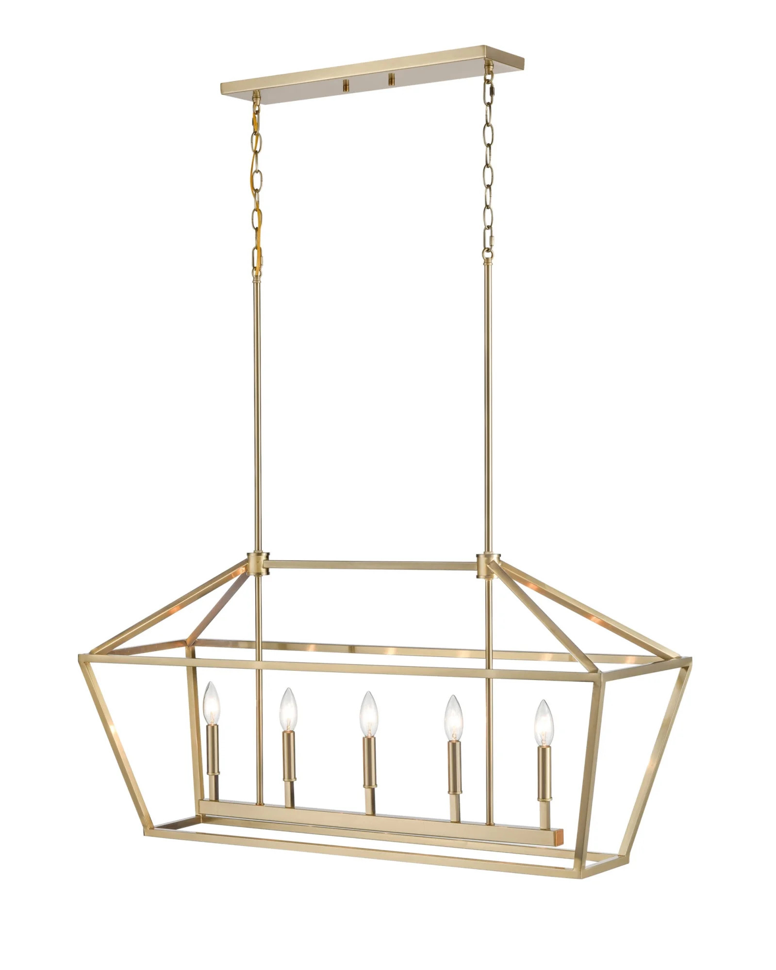 Millennium Lighting Metal Island Light in Modern Gold | Walmart (US)