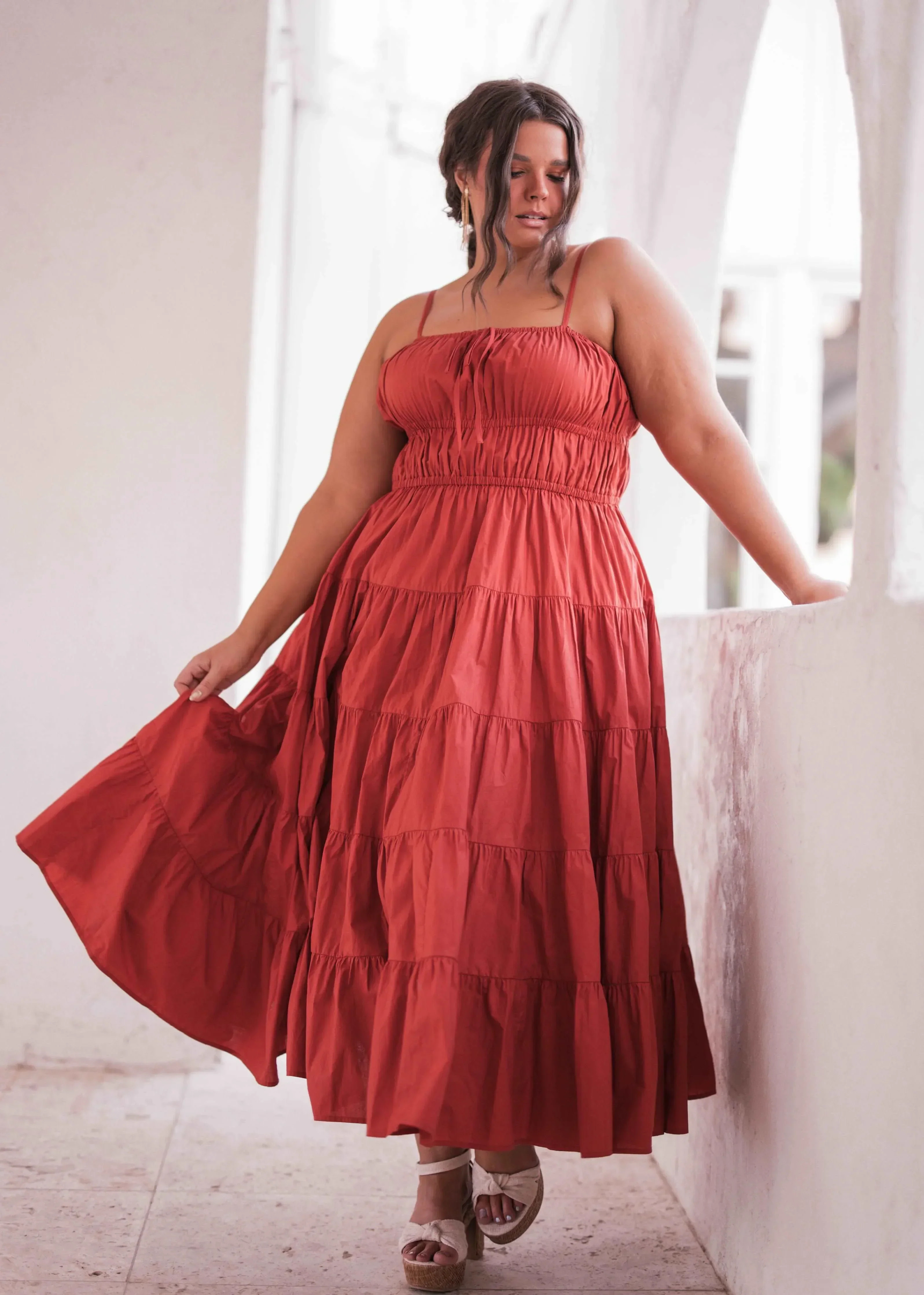 Birdie Dress Red | JessaKae