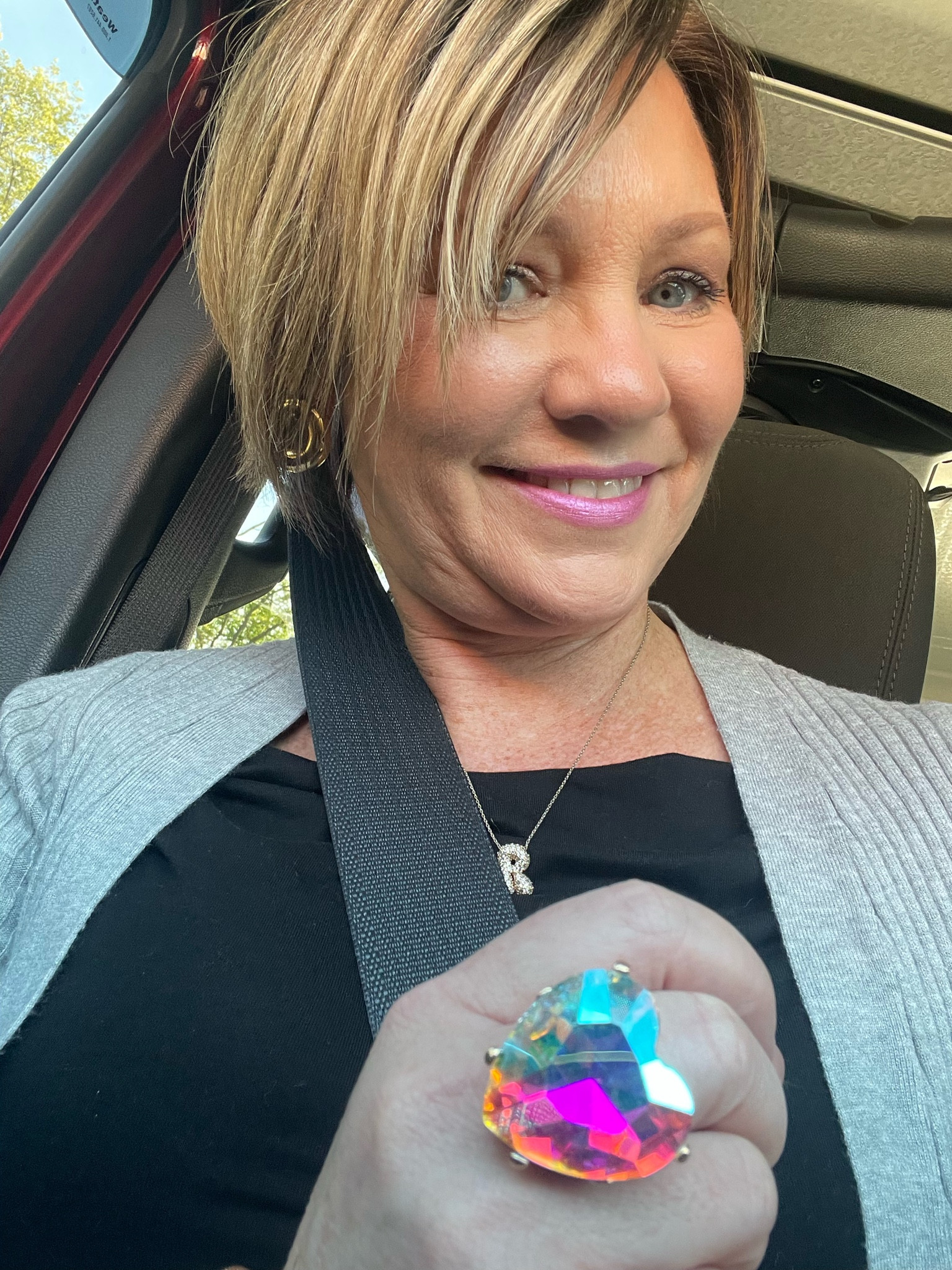 I looove iridescent anything so this heart ring gave me heart eyes #ltkaccessories

#LTKStyleTip #LTKFindsUnder100