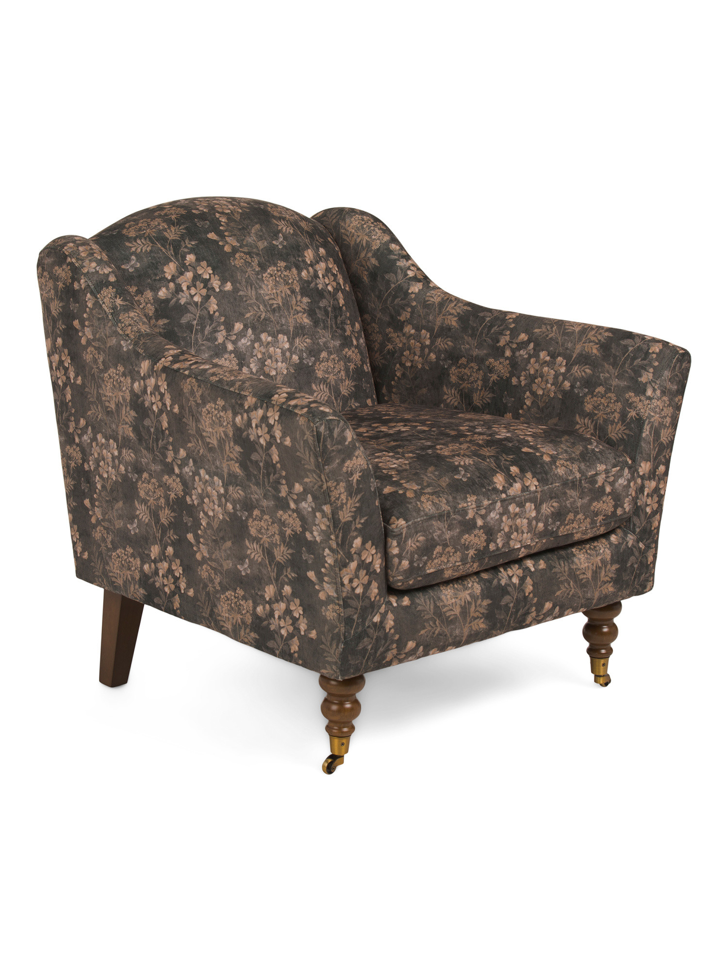 28x31 Lily Avita Accent Chair On Casters | TJ Maxx