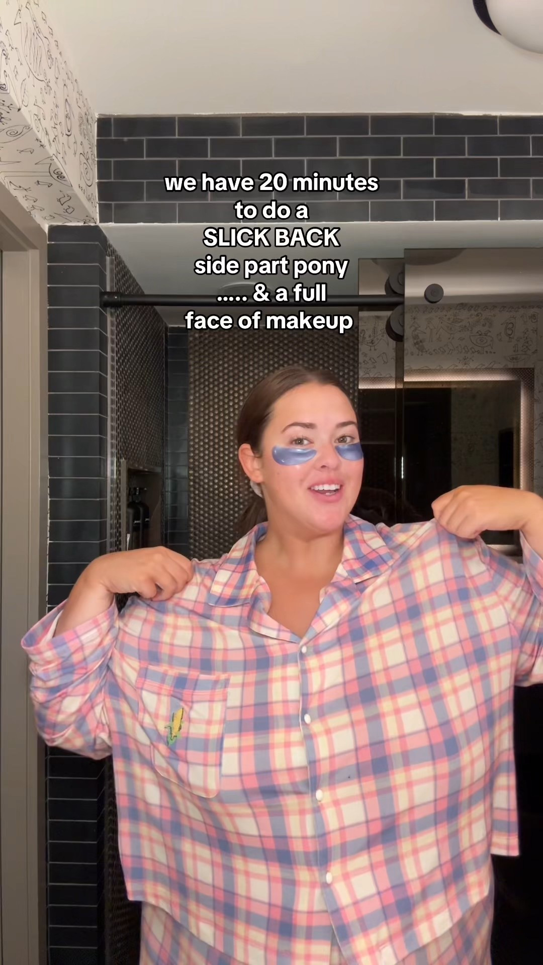 be honest…would you hire me as your glam team?! 😅 *i wouldn’t #grwm #slickbacktutorial #easyhairstyles #naturalmakeup @TRESemmé @Dairy Boy @Summer Fridays @Conair Haircare 

#LTKStyleTip #LTKBeauty #LTKPlusSize