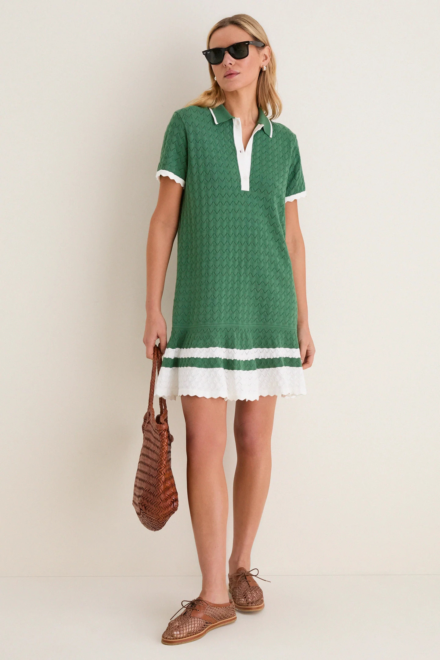 Mountain View May Sweater Polo Dress | Tuckernuck (US)