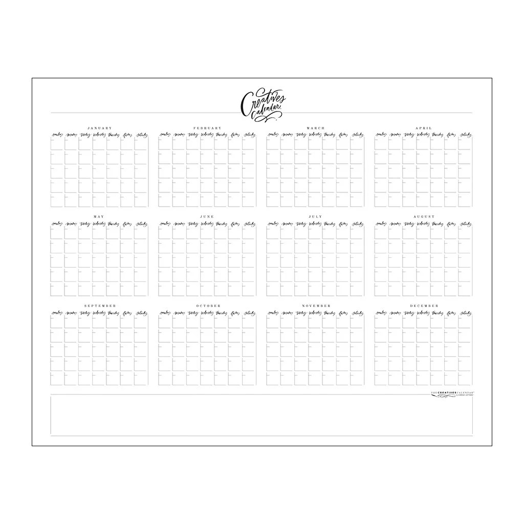 The Calligraphy Perpetual | Lindsay Letters, LLC