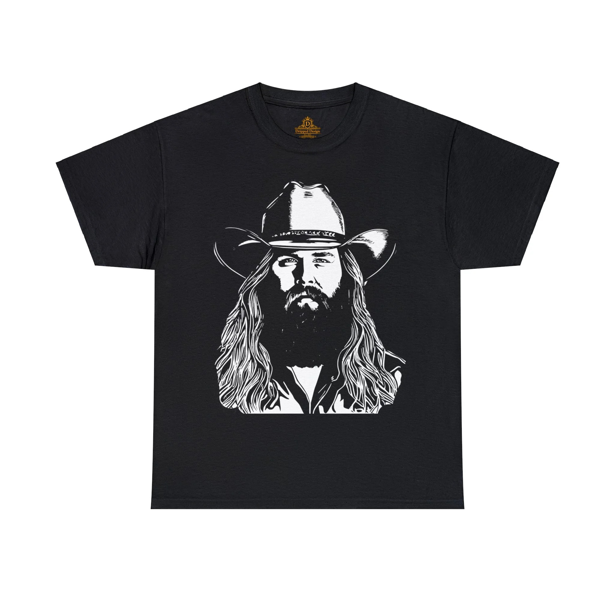 Chris Stapleton Unisex Cotton T-Shirt Tee Dripped Design | Walmart (US)