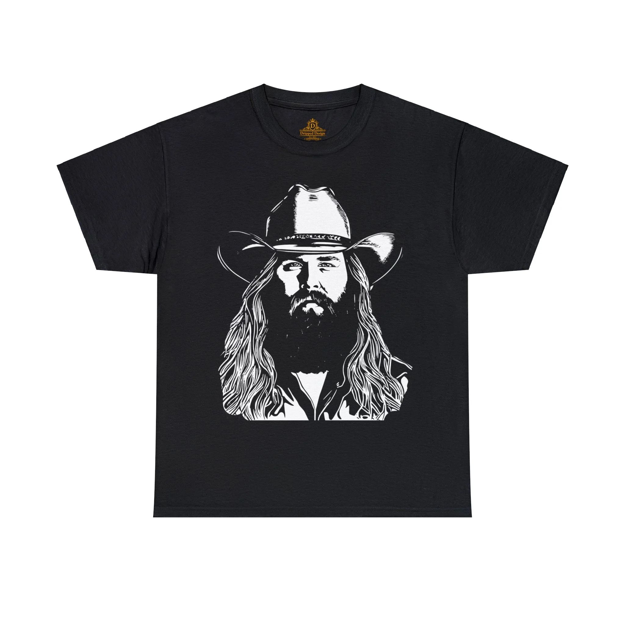Chris Stapleton Unisex Cotton T-Shirt Tee Dripped Design | Walmart (US)