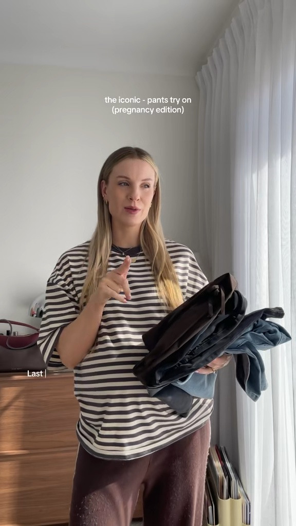 Pants and jeans try on mini haul
Pants in pregnancy are just a difficult task and I thought I could tackle it Sometimes the vision doesn't work out and that's okay!
#maternityoutfits #pregnancyoutfit #maternityjeans #theiconic #tryonwithme

#LTKaustralia #LTKjeans #LTKmaternity