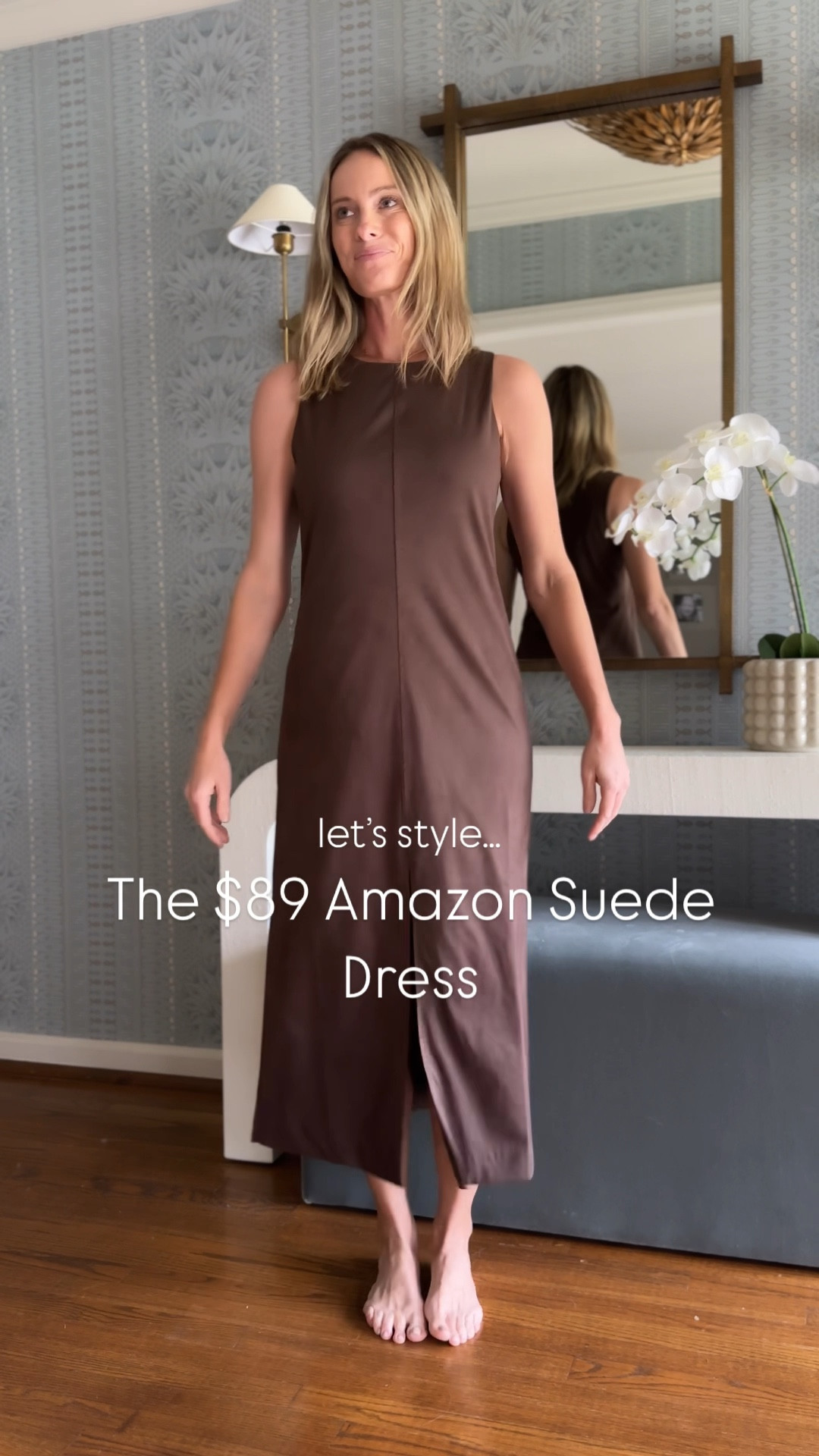 I kept hearing all these amazing things about this Amazon suede dress… so I grabbed and styled for you guys! It’s a great $89 buy for an on trend look that is also super classic. Feminine and a little edgy at the same time 🤎 size small dress and target jacket. 

#LTKVideo #LTKStyleTip #LTKFindsUnder100