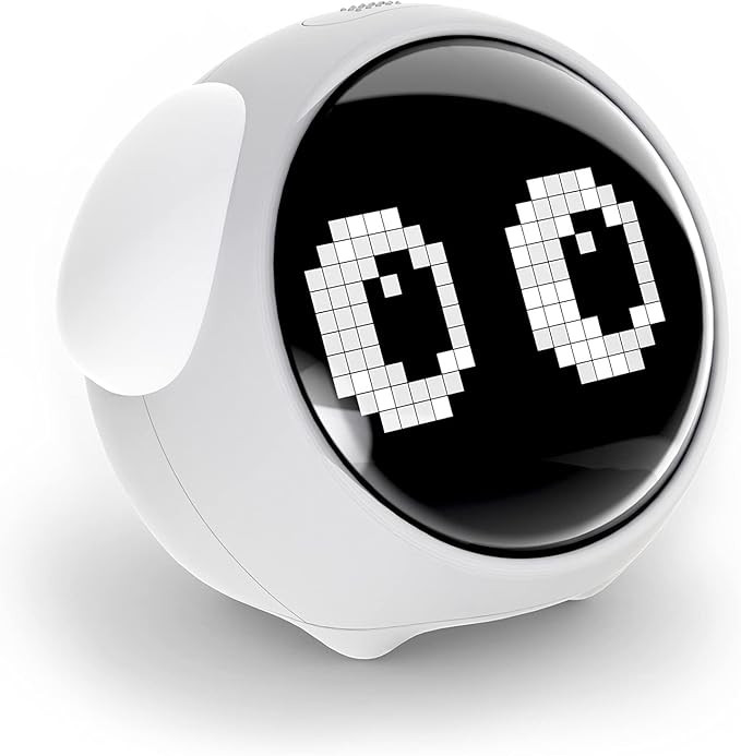 MikoDream Kids Alarm Clock, Dual Alarm Setting, Adjustable Brightness Night Light, Voice-Activate... | Amazon (US)