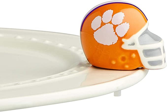 Amazon.com: Nora Fleming Hand-Painted Mini: Clemson Helmet A310 : Home & Kitchen | Amazon (US)