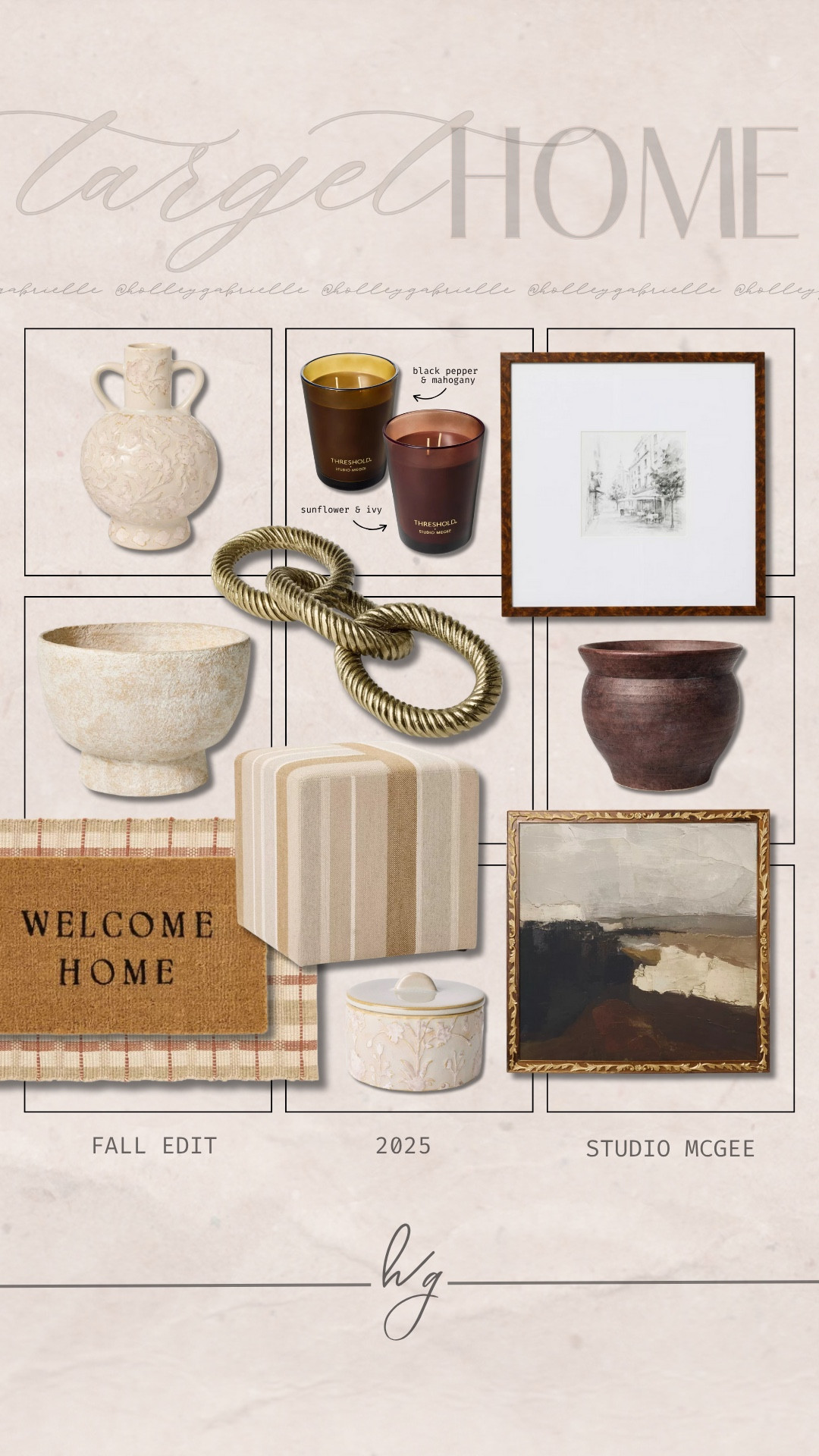 New from Studio McGee — their 2025 fall edit 🤎🍂🙌🏼 so many gorgeous pieces that honestly could be used & styled year round! I’m so excited to style what I snagged & share! ☺️

Target / threshold / home decor / cozy home / new arrivals / pillows / furniture / fall vibes / neutrals / Holley Gabrielle 

#LTKSeasonal #LTKFindsUnder100 #LTKHome
