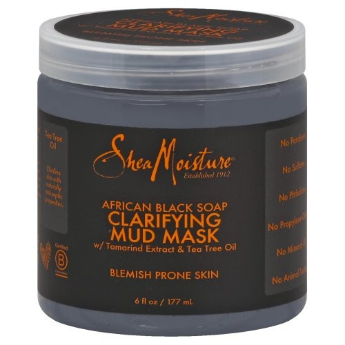 Shea Moisture African Black Soap Mud Mask 6oz | Harmon Face Values