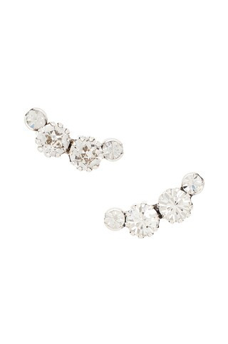 Isabel Marant Boucle d'Oreill Earrings in Transparent from Revolve.com | Revolve Clothing (Global)