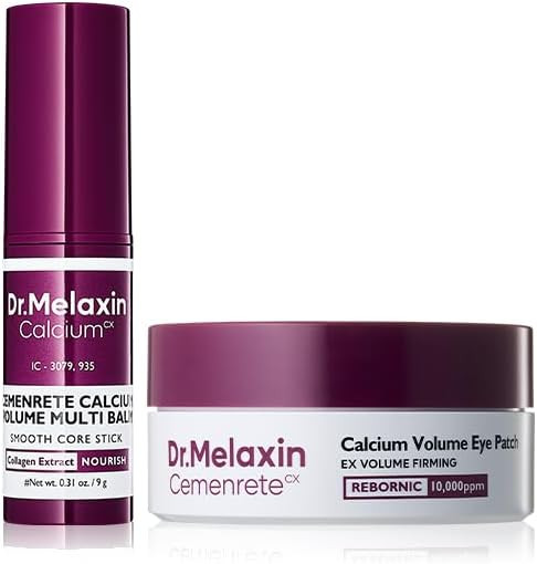 Dr.Melaxin Calcium Volume Multi Balm+Eye Patch 60ea Korean Skin Care Cosmetics with Collagen Extr... | Amazon (US)