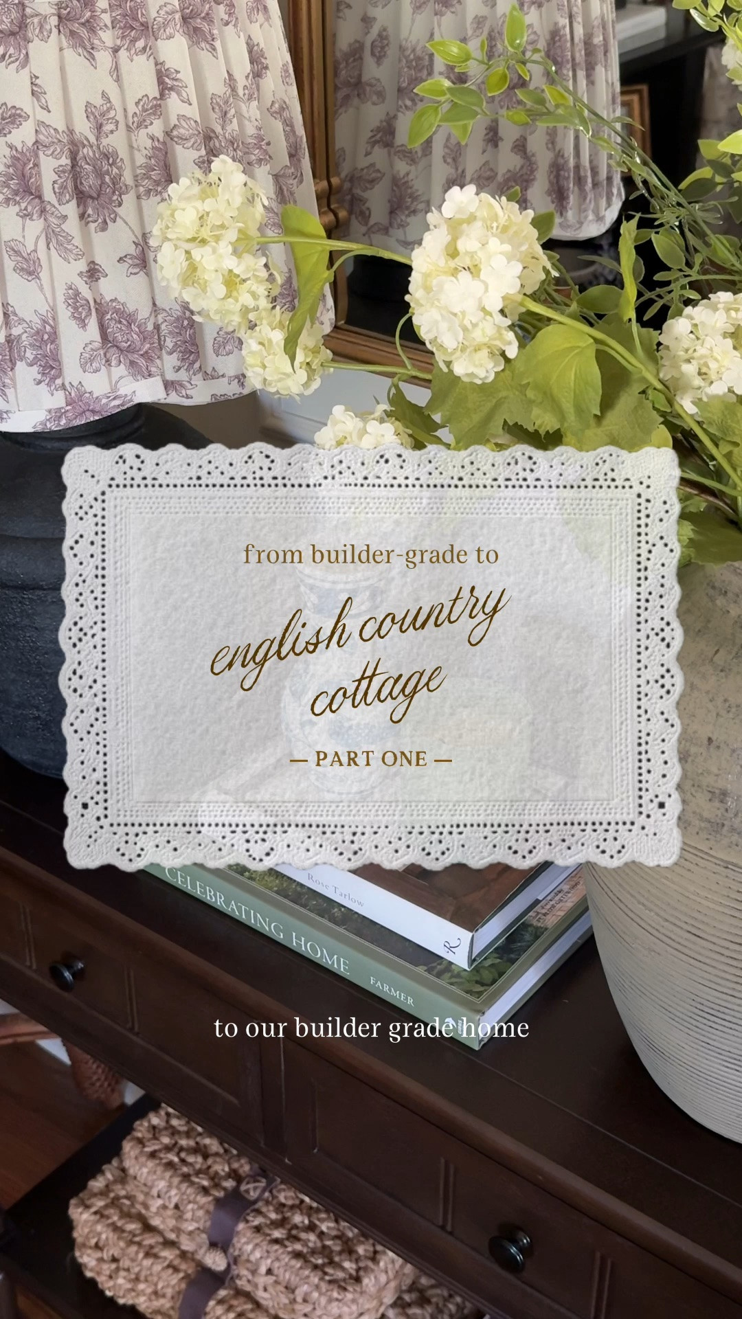From Builder-Grade to English Country Cottage: Part 1 🧺 Floral patterned curtains, scalloped pendant lampshades, and DIY box molding.

#LTKHome