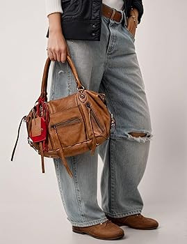 Women Mini Tote Bags (8 L) City Bags Tote Bag Purse Vegan Leather Hobo Handbags With Adjustable D... | Amazon (US)