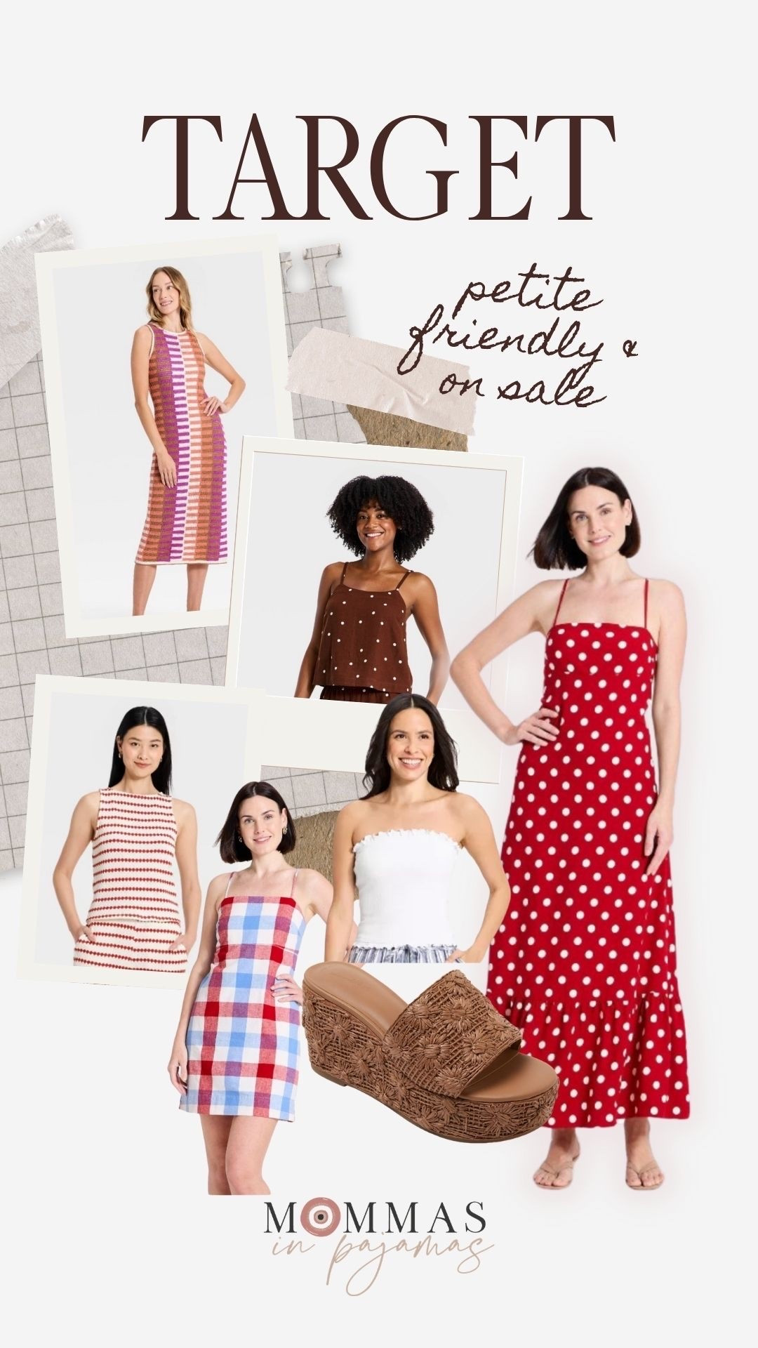 Target 🎯 Circle week is live and these gorgeous summer pieces are 40% off! I’m loving these Fourth of July vibes they are giving, without being cheesy. 
Knit dress, polka dot dress, plaid dress, ruffle trim tube top

#LTKMidsize #LTKPetite #LTKSaleAlert