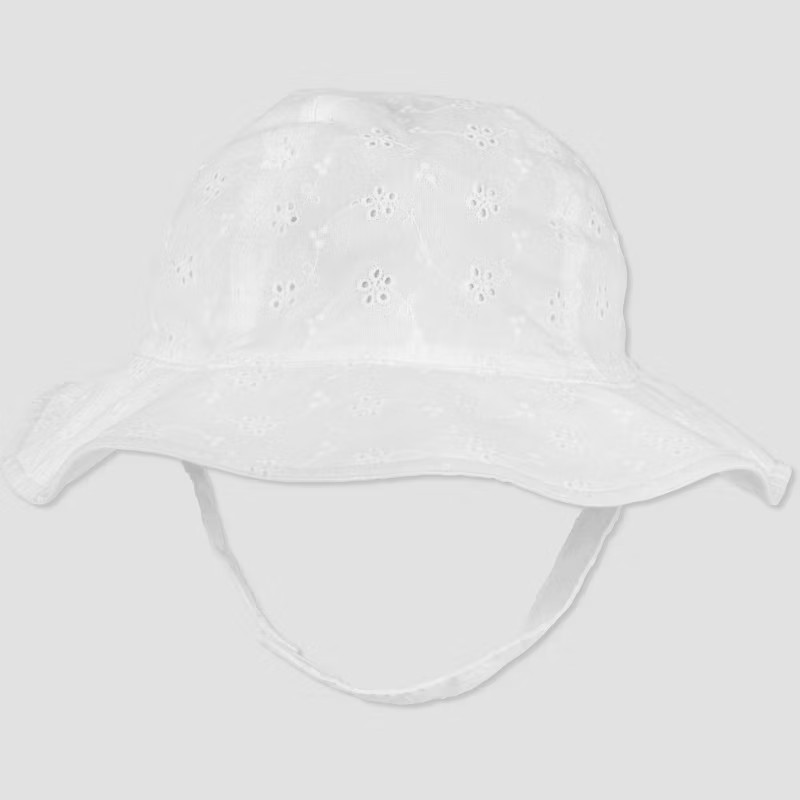 Carter's Just One You® Baby Girls' Bucket Hat - White | Target