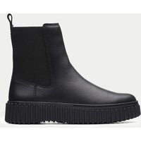 Clarks Leather Chelsea Chunky Ankle Boots Black | Marks & Spencer (UK)