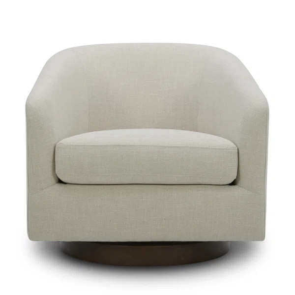 Bennett Upholstered Swivel Barrel Chair | Wayfair North America