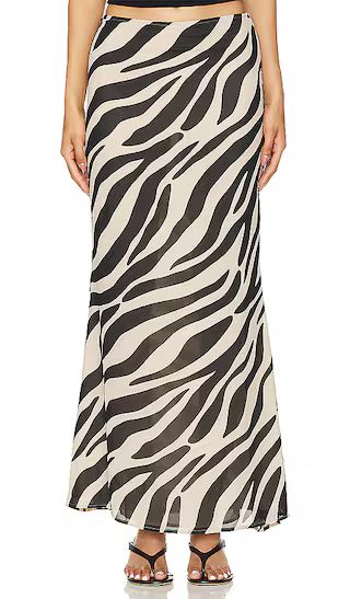 Nalani Maxi Skirt in Stripe | Revolve Clothing (Global)