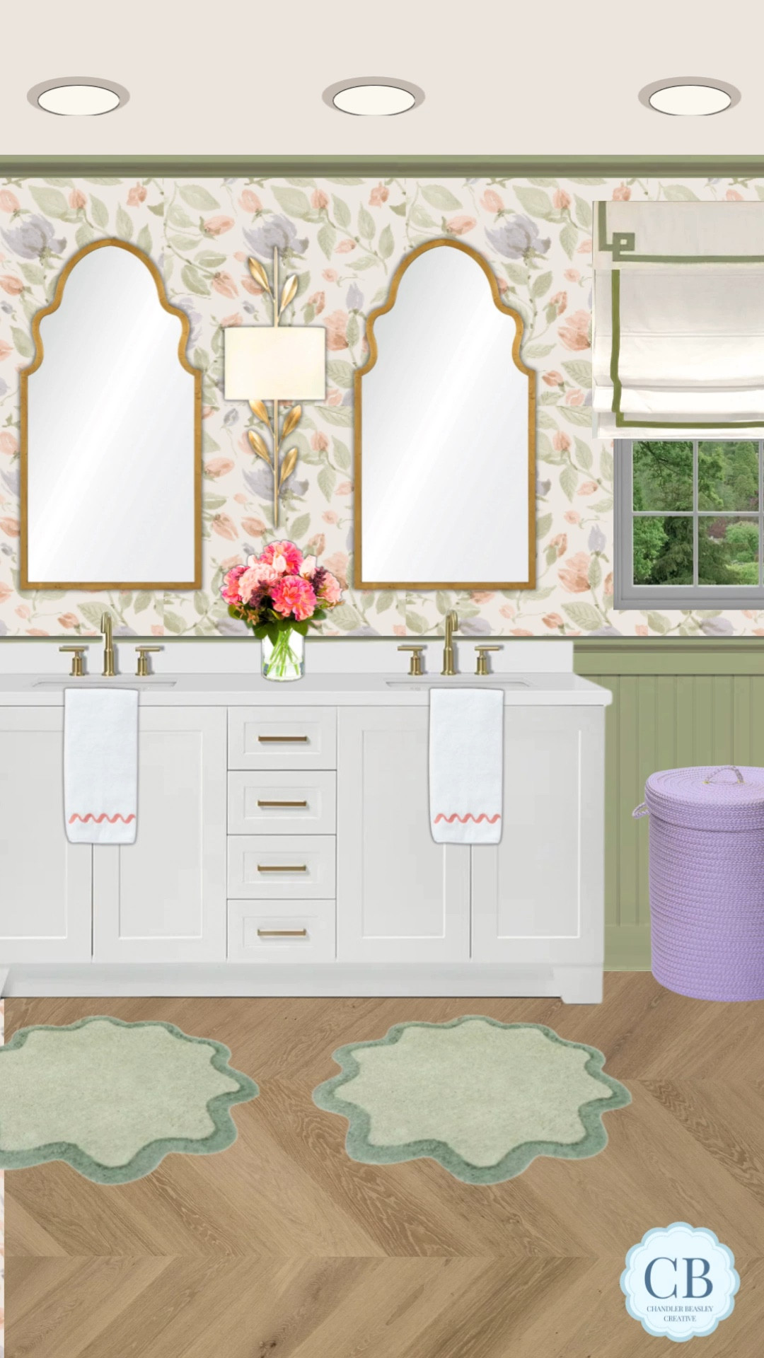 A fun bathroom design for sisters!! 

#LTKFindsUnder50 #LTKHome #LTKStyleTip