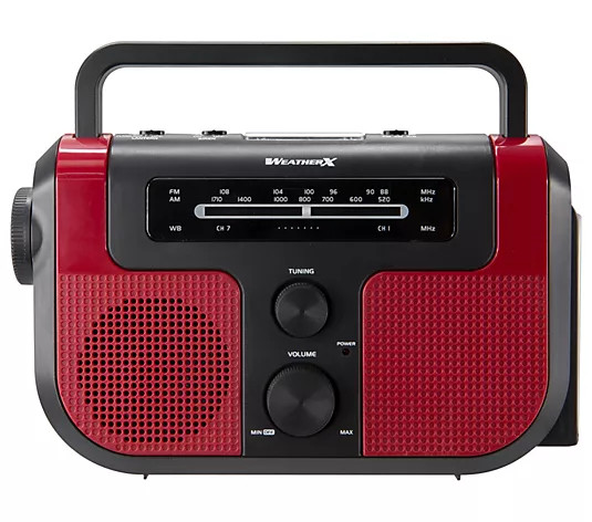 WeatherX WR383R Weatherband AM/FM Radio withFlashlight - QVC.com | QVC
