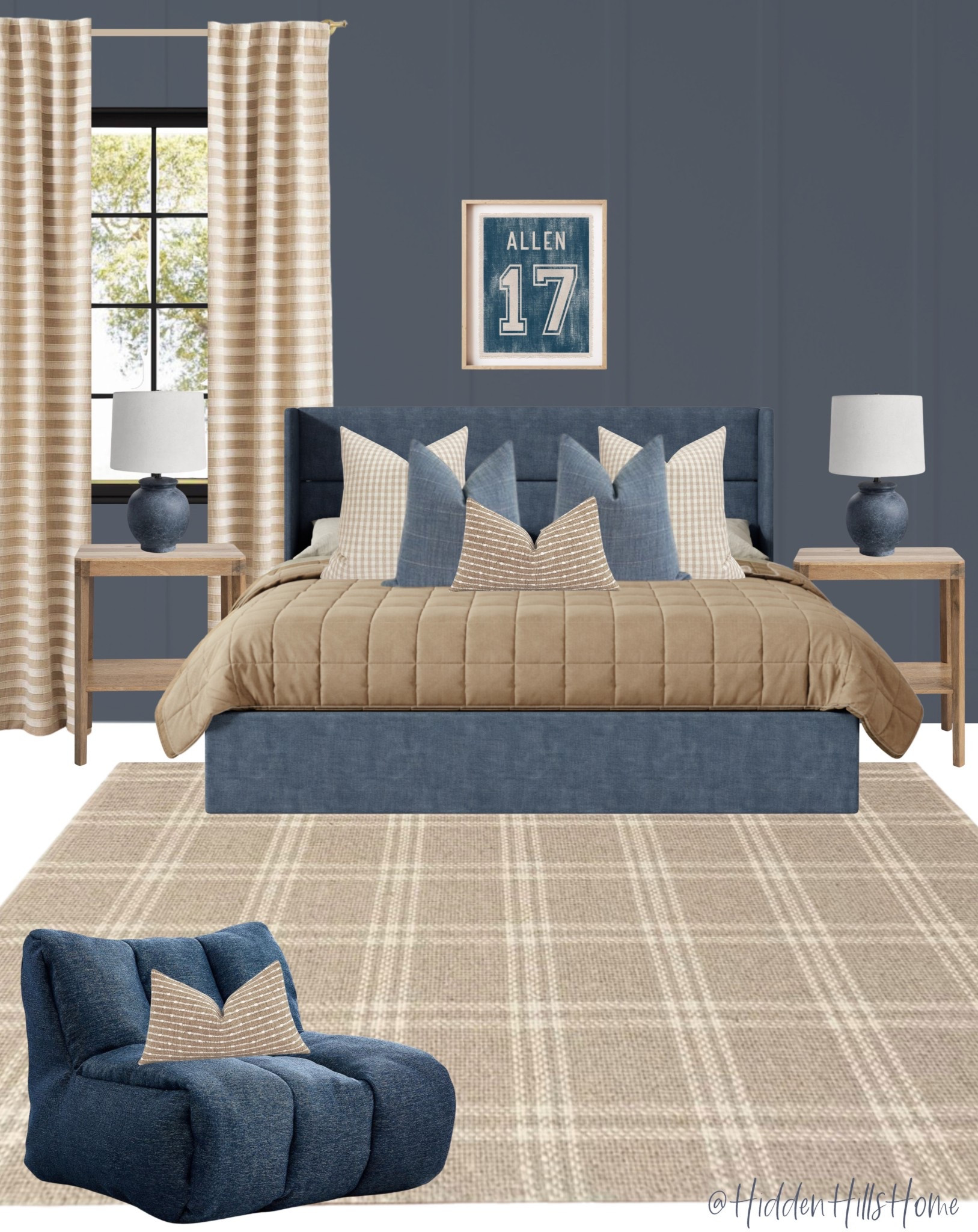 Teen boys bedroom decor ideas, masculine bed decor mood board, home decor, boys room design, bedding #boysroom

#LTKSaleAlert #LTKKids #LTKHome