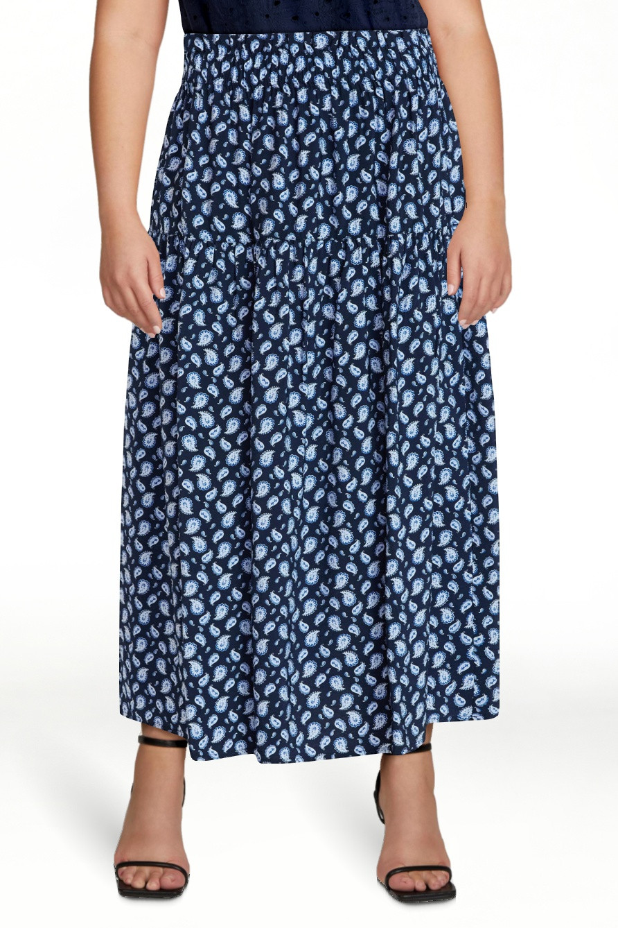 Time and Tru Women’s Tiered Maxi Skirt, Sizes XS-XXXL | Walmart (US)