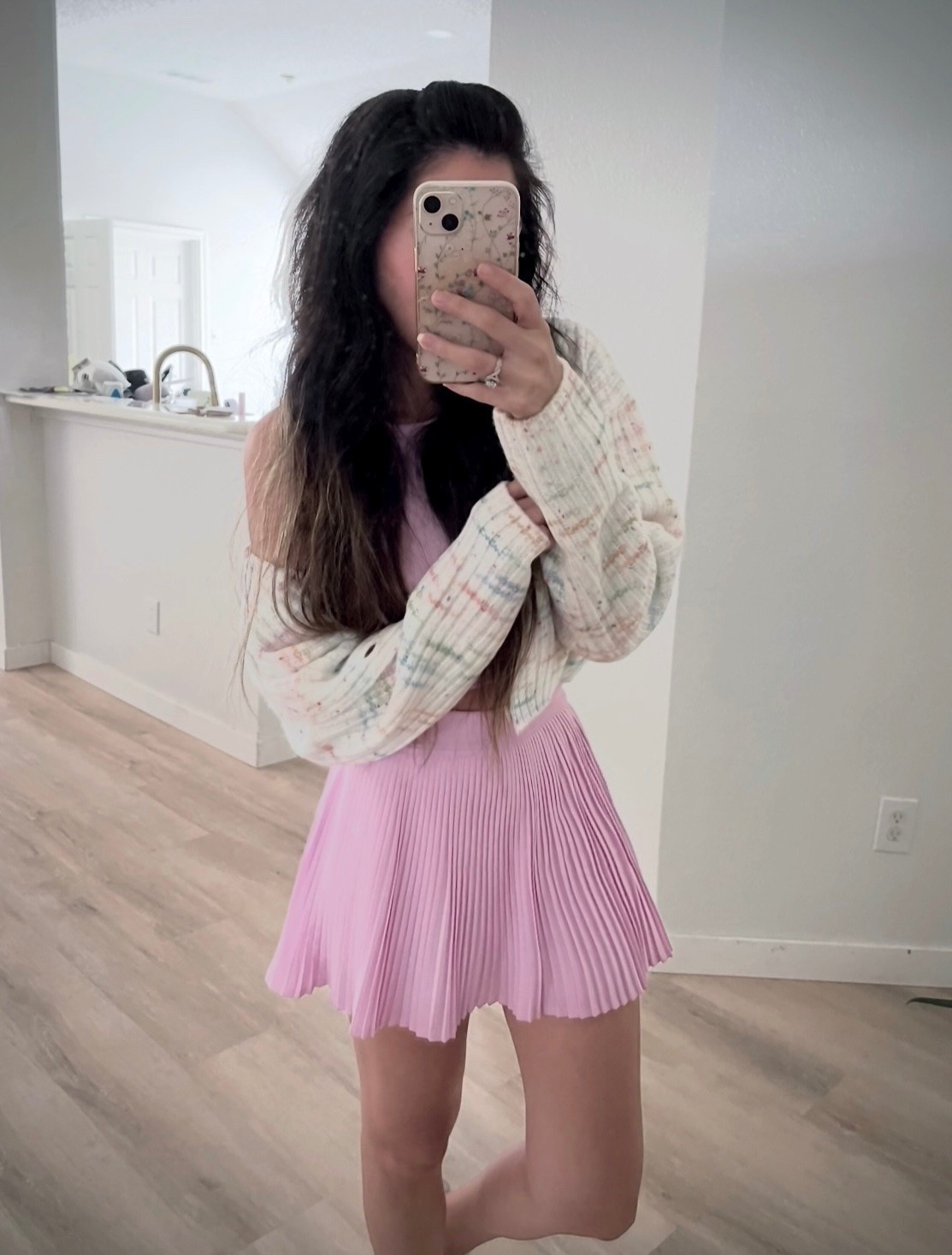 Pink Organza. Lululemon 
Size 4 on skirt. 

#LTKPetite #LTKFindsUnder100 #LTKStyleTip