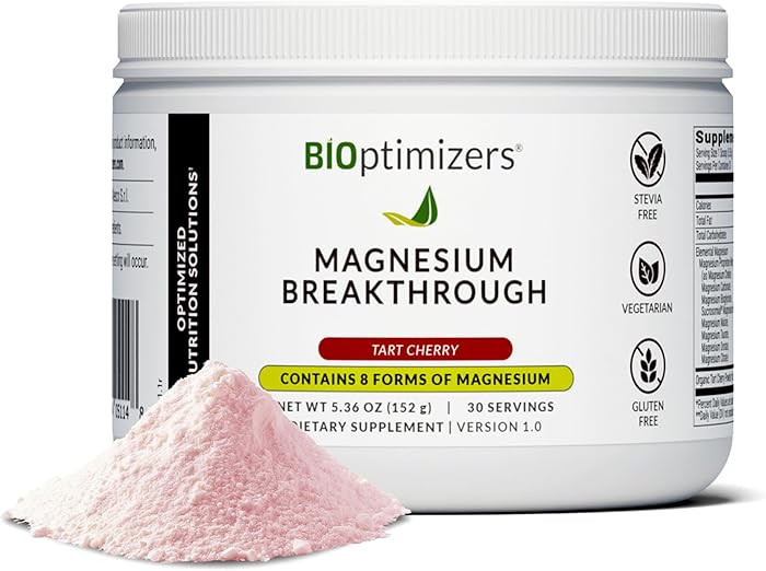BIOptimizers Magnesium Breakthrough Drink - 8 Forms of Magnesium, Electrolytes, Sleep Health, Str... | Amazon (US)