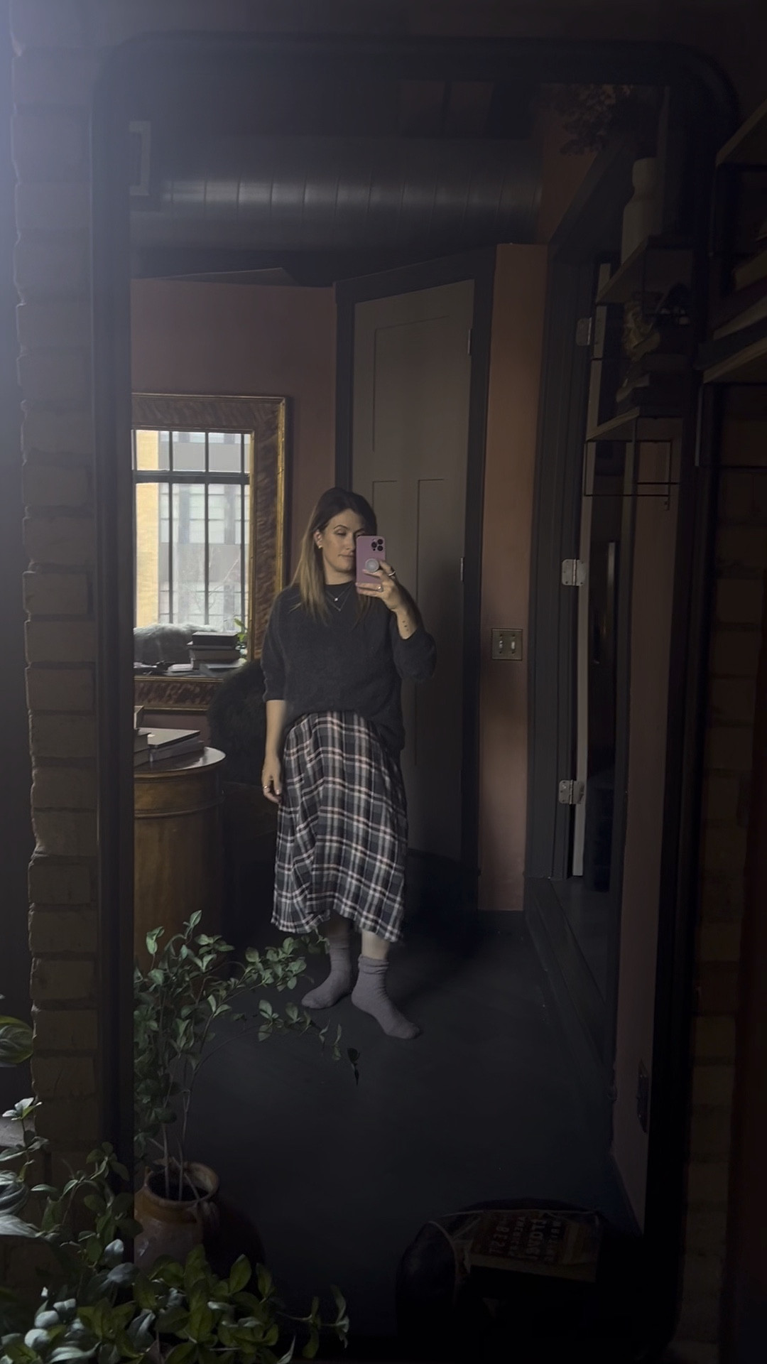 Thanksgiving outfit: Cute and covered. Jenni Kayne is having a 25% off sale right now, so run, don’t walk to get your own version of this flannel dress! 

A very real postpartum bod, still in between sizes and squishy in the middle. 5’4” and 150lbs, size M/L

Fall outfits, fall looks, fall style, postpartum, postpartum style, maternity, maternity style, fall maternity, midsize, sweater weather, Jenni kayne, dupes

#LTKHoliday #LTKsalealert #LTKSeasonal