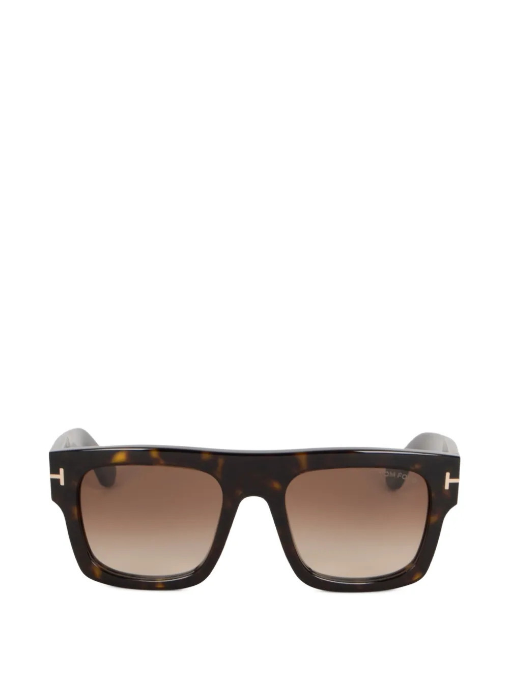 TOM FORD Eyewear Renee tortoiseshell-effect square-frame sunglasses - Brown | Farfetch Global