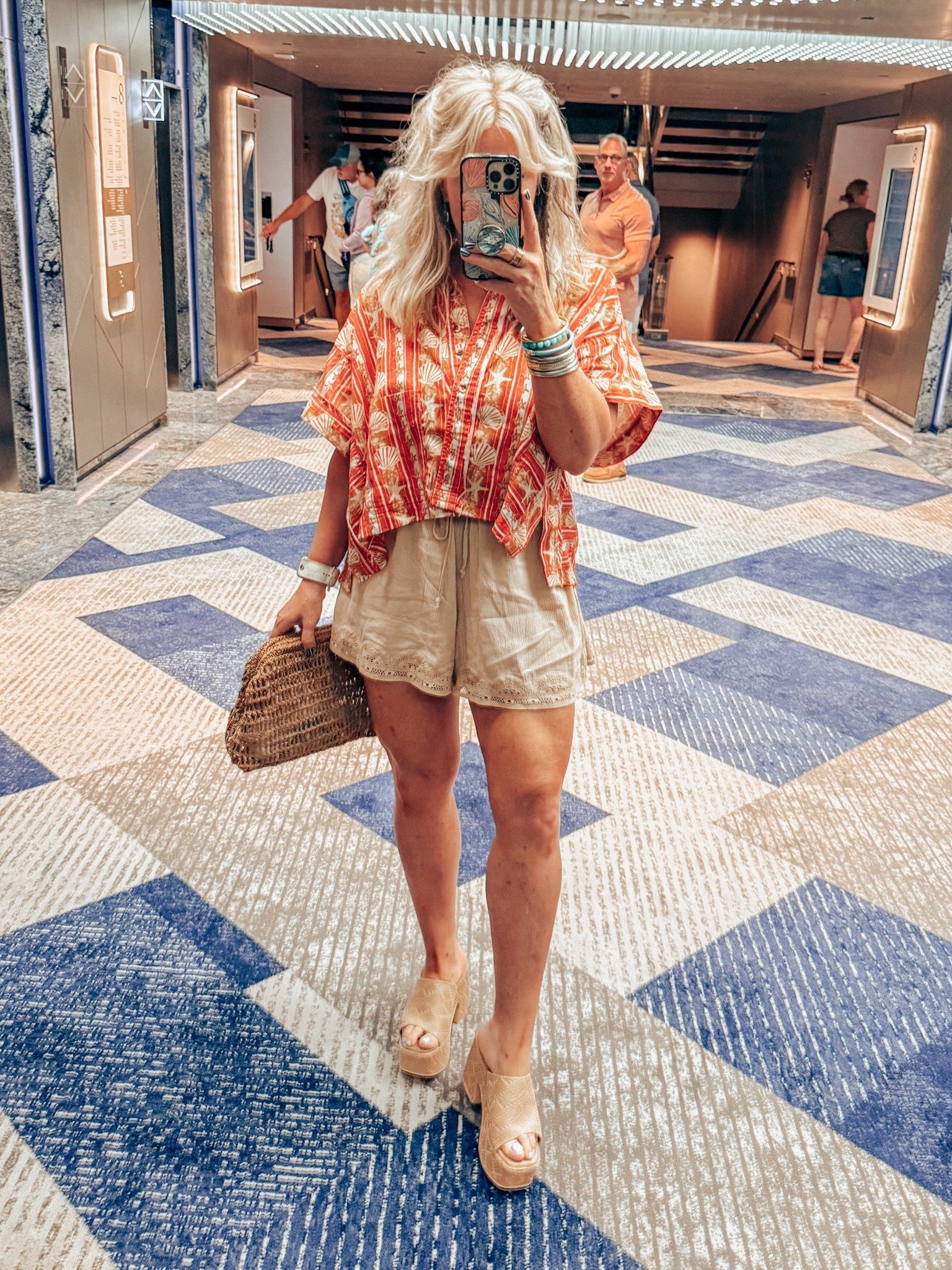 My cruise fit for dinner 🐚🏝️☀️
Shell button up - S
Shorts - M
Sandals - true to size 

#LTKOver40 #LTKFindsUnder100 #LTKStyleTip